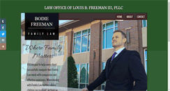 Desktop Screenshot of lbfreemanlaw.com