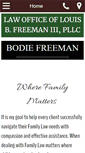 Mobile Screenshot of lbfreemanlaw.com