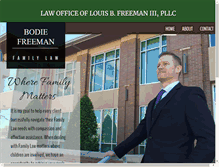 Tablet Screenshot of lbfreemanlaw.com